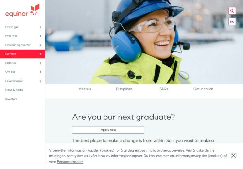 
                            4. Our corporate graduate programme - Equinor