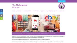 
                            10. Our ebay Store - The Shakespeare Hospice
