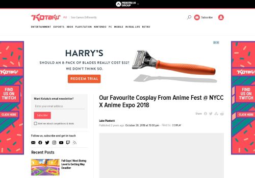 
                            7. Our Favourite Cosplay From Anime Fest @ NYCC X Anime Expo 2018 ...