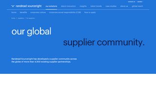 
                            9. Our Global Suppliers | Randstad Sourceright