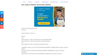 Our Lady of Fatima University (OLFU) - Lookup-ID.com