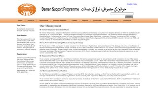 
                            3. Our Management | Damen Support Programme