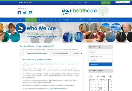 
                            10. Our Members - Your Healthcare CIC