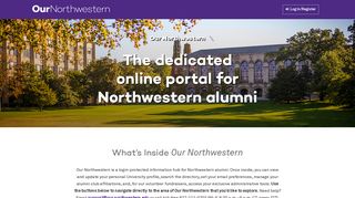 
                            3. Our Northwestern: Northwestern Alumni Association