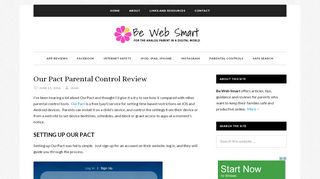 
                            10. Our Pact Parental Control Review | Be Web Smart
