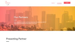 
                            4. Our Partners - Airbnb Open 2016