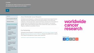 
                            9. Our Partnership with Worldwide Cancer Research | EACR - European ...