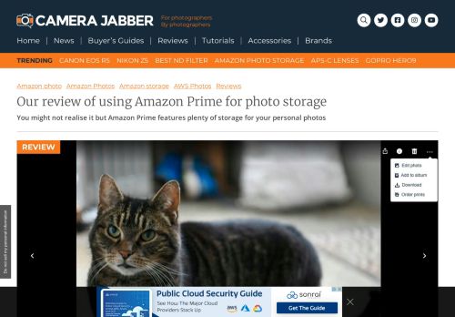 
                            7. Our review of using Amazon Prime for photo storage | Camera Jabber