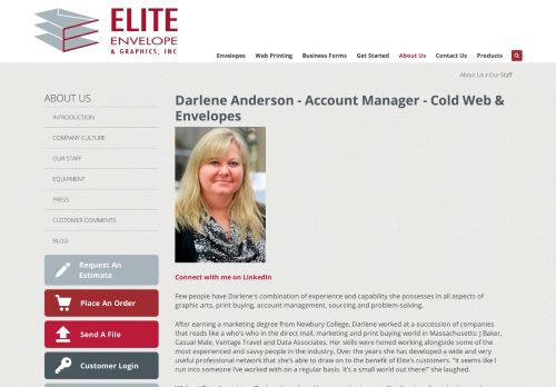 
                            13. Our Staff | Elite Envelope & Graphics in Randolph, MA