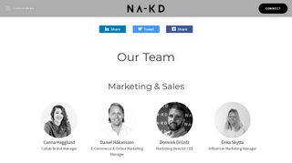 
                            8. Our Team - NA-KD