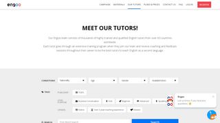 
                            3. Our tutors | Engoo Online English