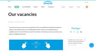 
                            13. Our vacancies - ENGIE