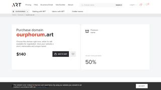 
                            5. ourphorum is available for purchase — premium.get.art