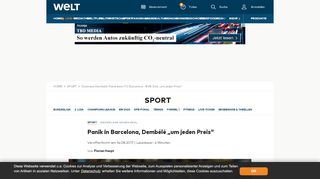 
                            11. Ousmane Dembélé: Panik beim FC Barcelona - BVB-Star „um jeden ...
