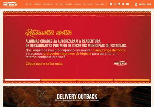 
                            7. Outback Steakhouse | Site Oficial