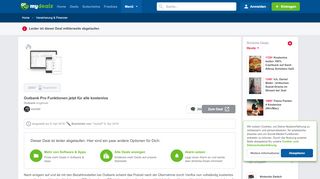 
                            7. Outbank Pro Funktionen jetzt für alle kostenlos - mydealz.de