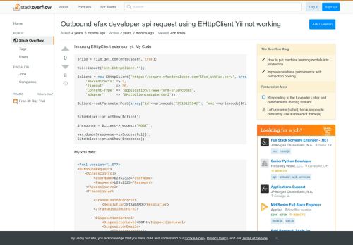 
                            11. Outbound efax developer api request using EHttpClient Yii not ...