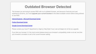 
                            6. Outdated Browser Detected