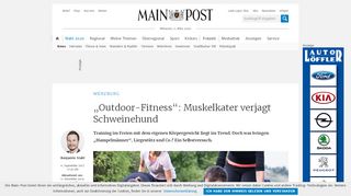 
                            10. „Outdoor-Fitness“: Muskelkater verjagt Schweinehund - Main-Post