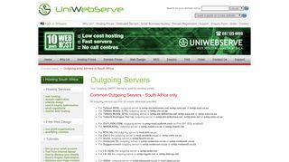 
                            7. Outgoing SMTP email servers in South Africa || Mail servers