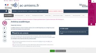 
                            2. Outils et services informatiques > Antivirus académique | Académie d ...