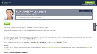 
                            9. Outlook 2003 - Kundenservice & Hilfe – freenet Hilfe - freenetMail-Hilfe