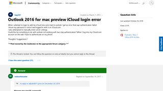 
                            6. Outlook 2016 for mac preview iCloud login error - Microsoft Community
