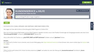 
                            6. Outlook 2016 - Kundenservice & Hilfe – freenet Hilfe - freenetMail-Hilfe