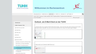 
                            11. Outlook als reiner E-Mail-Client an der TUHH (IMAP) | RZT