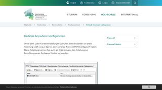 
                            8. Outlook Anywhere konfigurieren - Hochschule Kaiserslautern