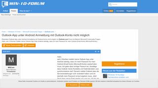 
                            12. Outlook-App unter Android Anmeldung mit Outlook-Konto nicht ...