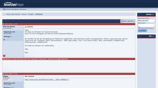 
                            10. Outlook - Arcor User Forum