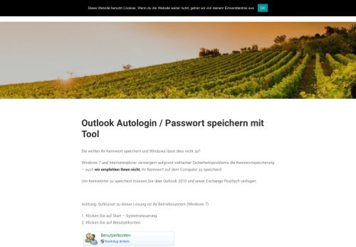 
                            5. Outlook Autologin / Passwort speichern mit Tool - FAQ - Pfalzcloud ...