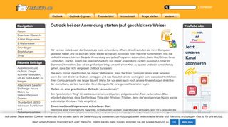 
                            4. Outlook bei der Anmeldung starten (auf geschicktere Weise) › Outlook ...