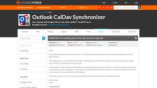 
                            11. Outlook CalDav Synchronizer / Tickets / #208 DAV Url trailing slash ...