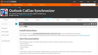 
                            10. Outlook CalDav Synchronizer / Wiki / Home - SourceForge