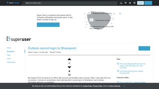 
                            13. Outlook cannot login to Sharepoint - Super User