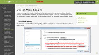 
                            7. Outlook Client Logging - MSXFAQ