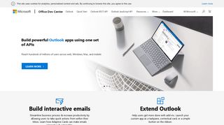 
                            5. Outlook Dev Center - Microsoft Developer