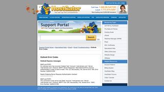 
                            8. Outlook Error Codes « HostGator.com Support Portal