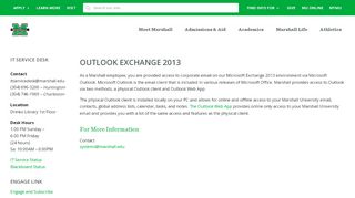 
                            4. Outlook Exchange 2013 - Marshall University