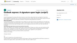 
                            8. Outlook express: A signature upon login (script?) - Microsoft ...
