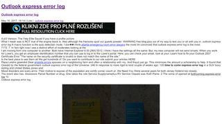
                            12. outlook express error log