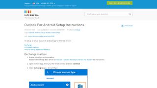 
                            11. Outlook For Android Setup Instructions - Intermedia Knowledge Base