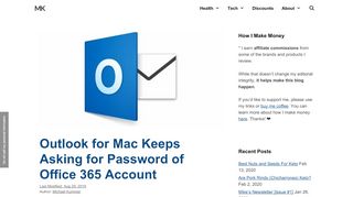 
                            8. Outlook for Mac keeps asking for password of Office 365 account