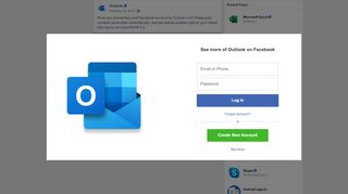 
                            5. Outlook - Have you connected your Facebook account to... | Facebook