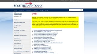 
                            7. Outlook Help - University of Southern Indiana - USI