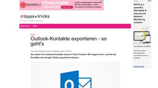 
                            4. Outlook-Kontakte exportieren - so geht's - Heise