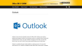 
                            8. Outlook | Office 365 at UWM