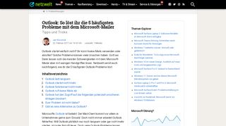 
                            5. Outlook: So löst ihr die 5 häufigsten Probleme mit dem Microsoft ...